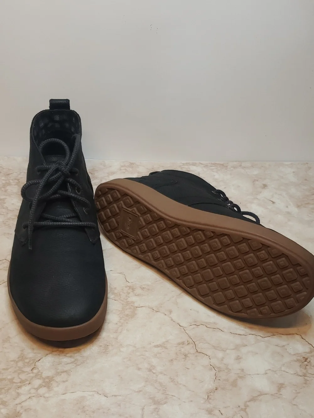 Chaco Men's Black Chukka Boots with Brown Sole Size 9